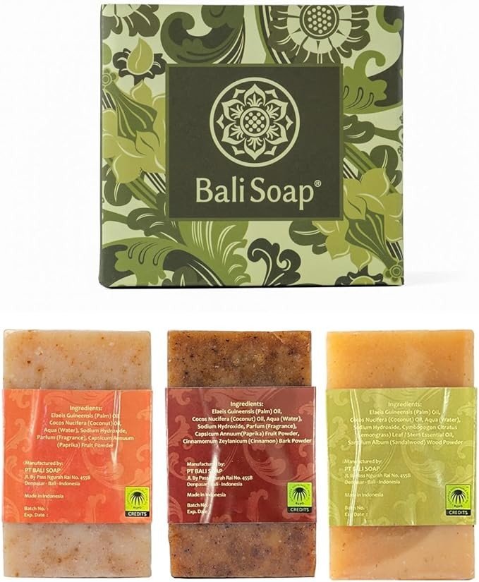 Bali Soap - Natural Soap Bar Gift Set