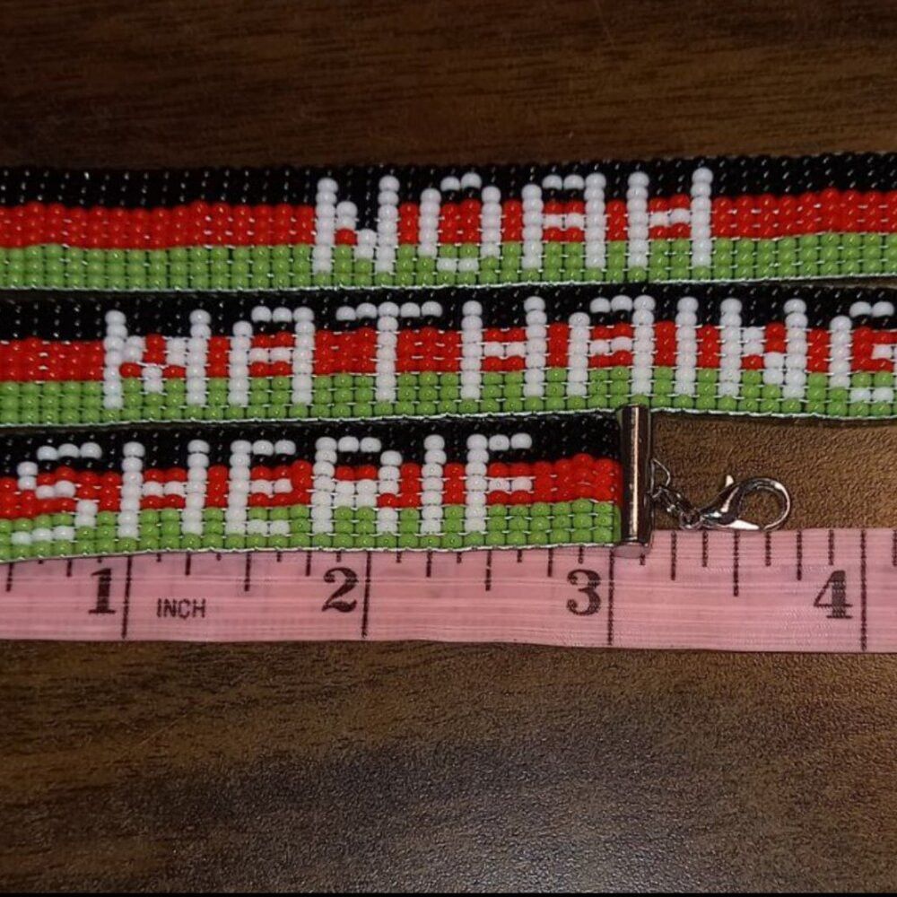 Custom Personalized Name Beaded Bracelet - Hand Woven Loom Keepsake