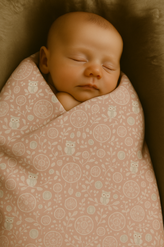 Owls and Dandelions - Minky Baby Blanket