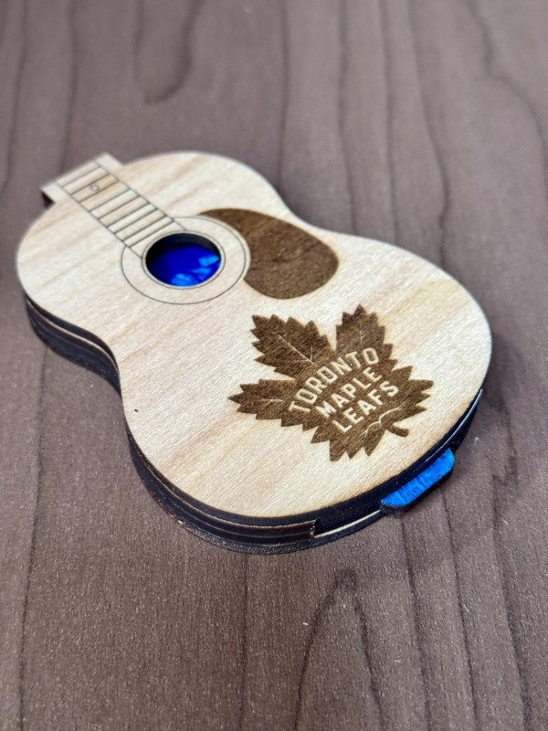 Guitar Pick Holder - Toronto Maple Leafs