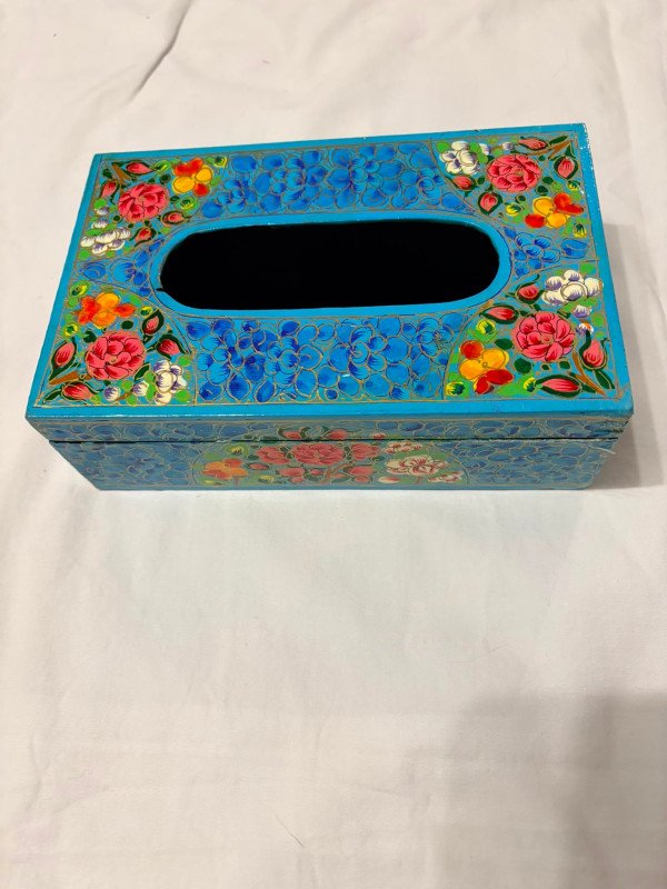 Kashmiri Paper Mache Tissue Box