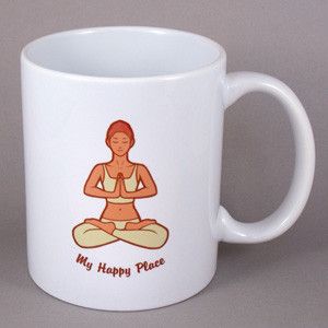 My Happy Place Yoga Coffee Mug