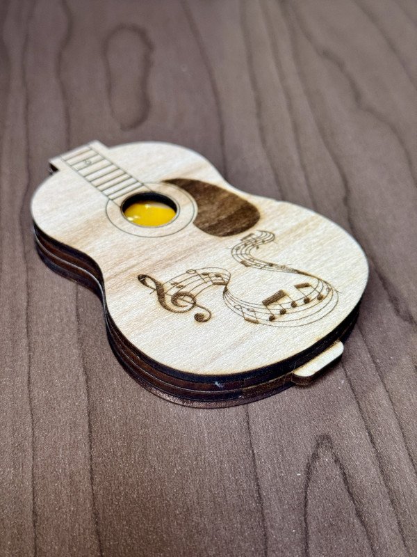 Guitar Pick Holder - Music Note V7
