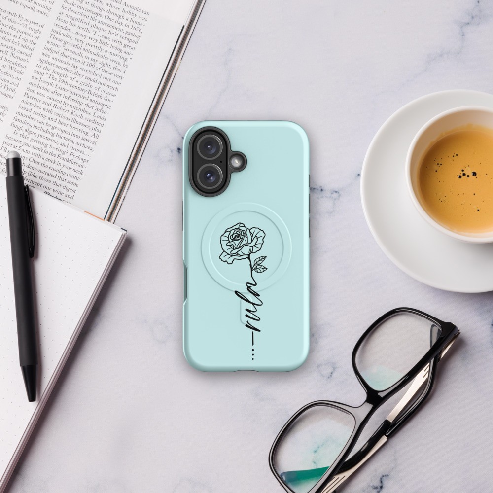 Birth Month Flower & Name MagSafe® Tough Case for iPhone®