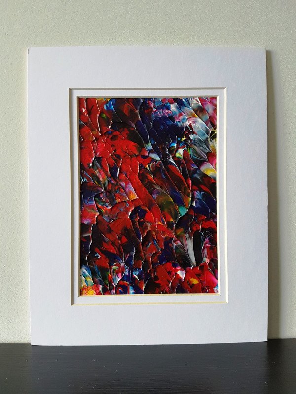 Red Bouquet Acrylic Painting