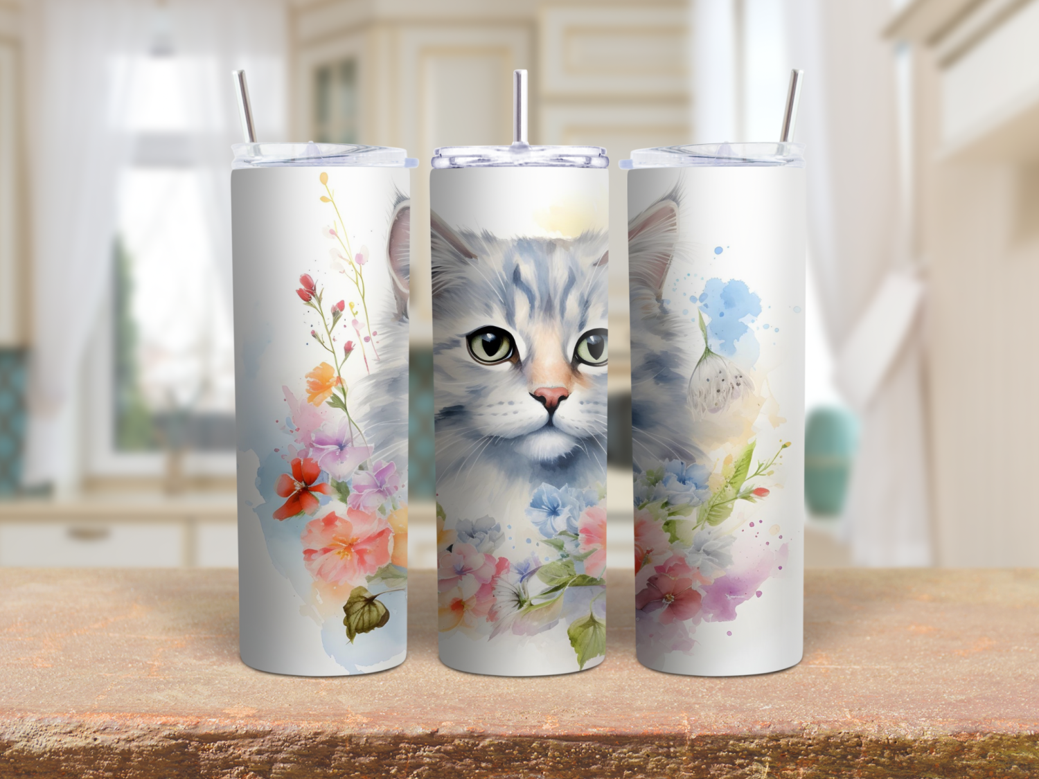 White Cat 20oz Tumbler