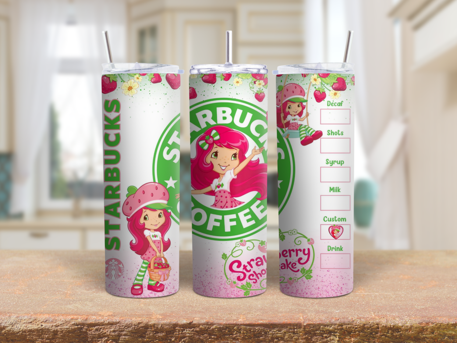 Strawberry shortcake 20oz Tumbler