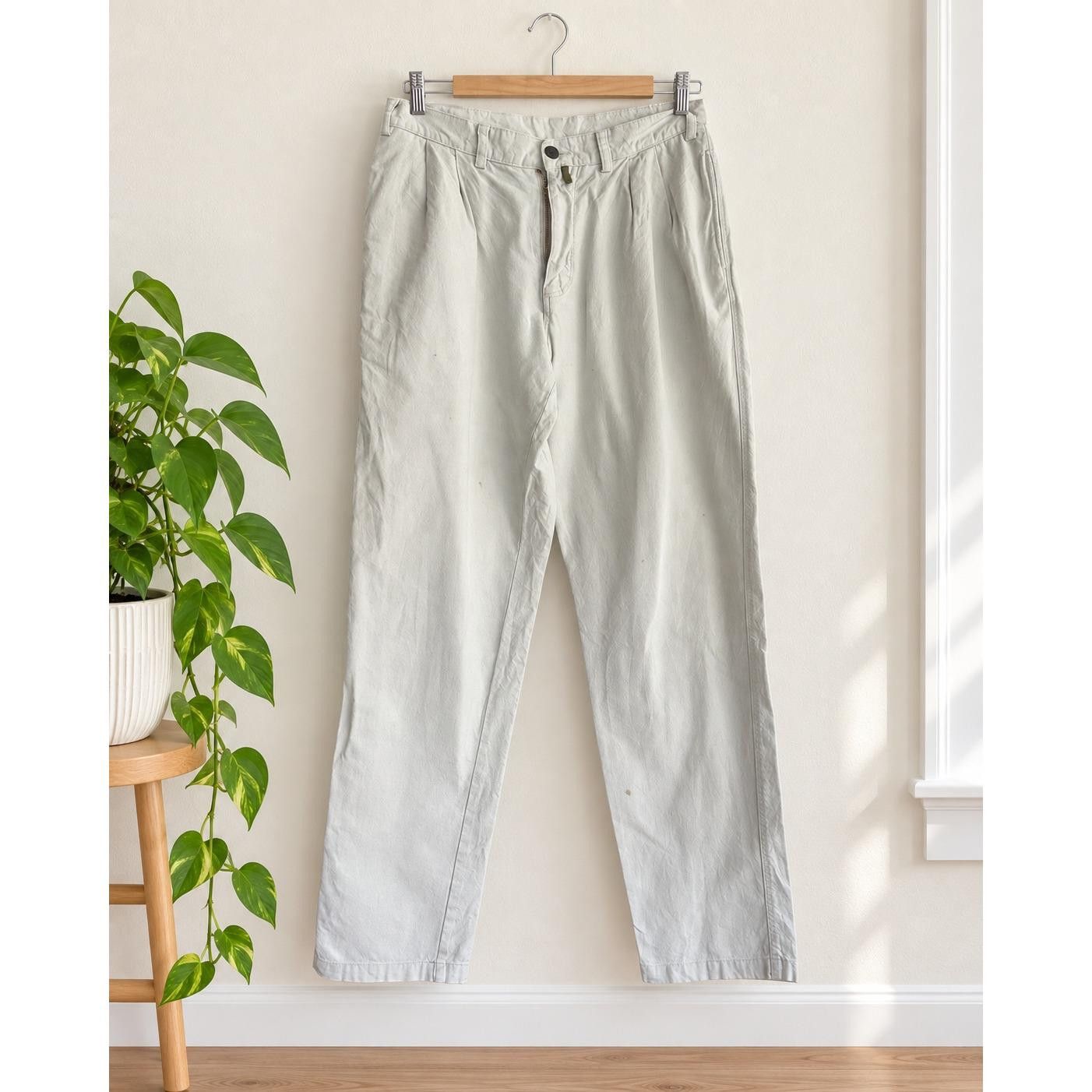 Vintage Patagonia Pleated Organic Cotton Chino Pants 30 High Waist 90s Gorpcore