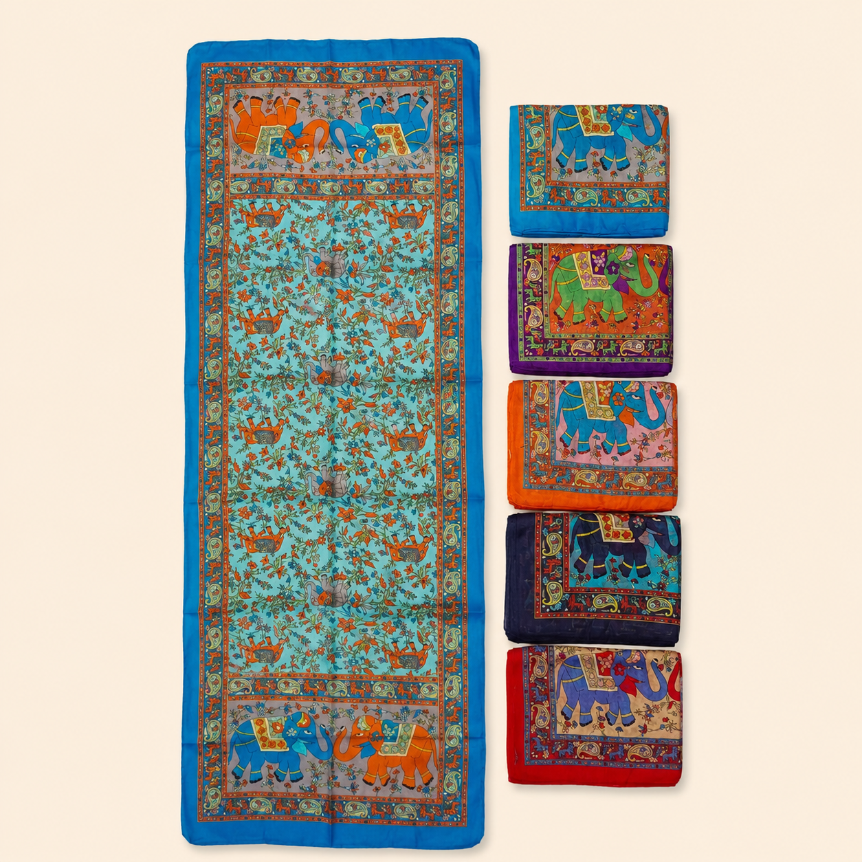 Silk scarves