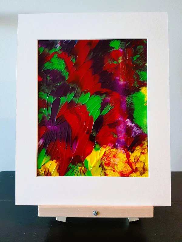 Sunny Blooms Acrylic Abstract Original Painting