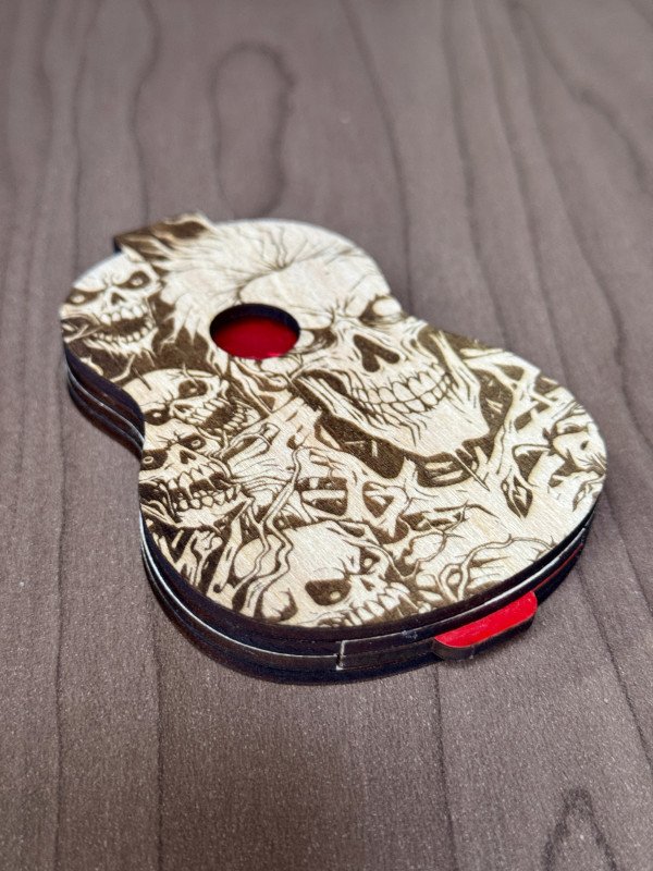 Guitar Pick Holder (Acoustic) - Zombie