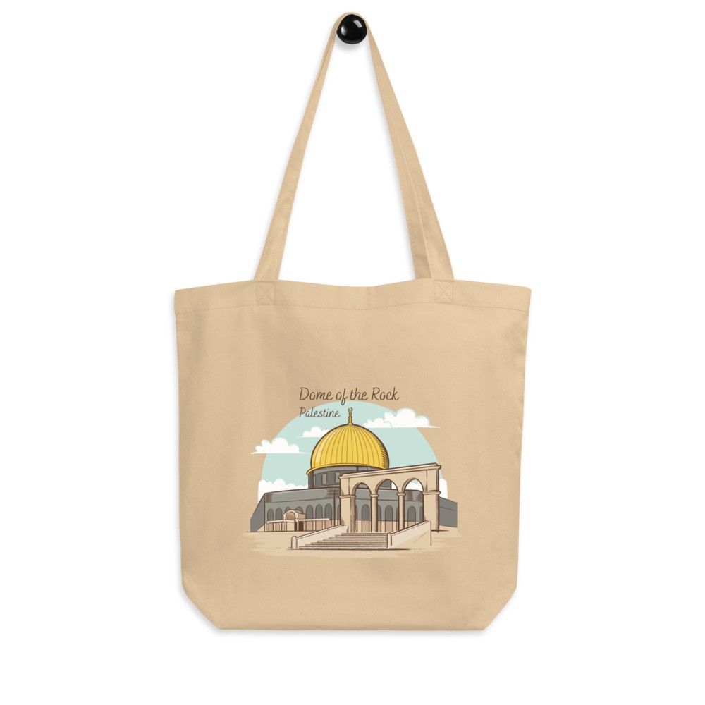 Al Quds Palestine Palestinian Embroidery Print Eco Tote Bag