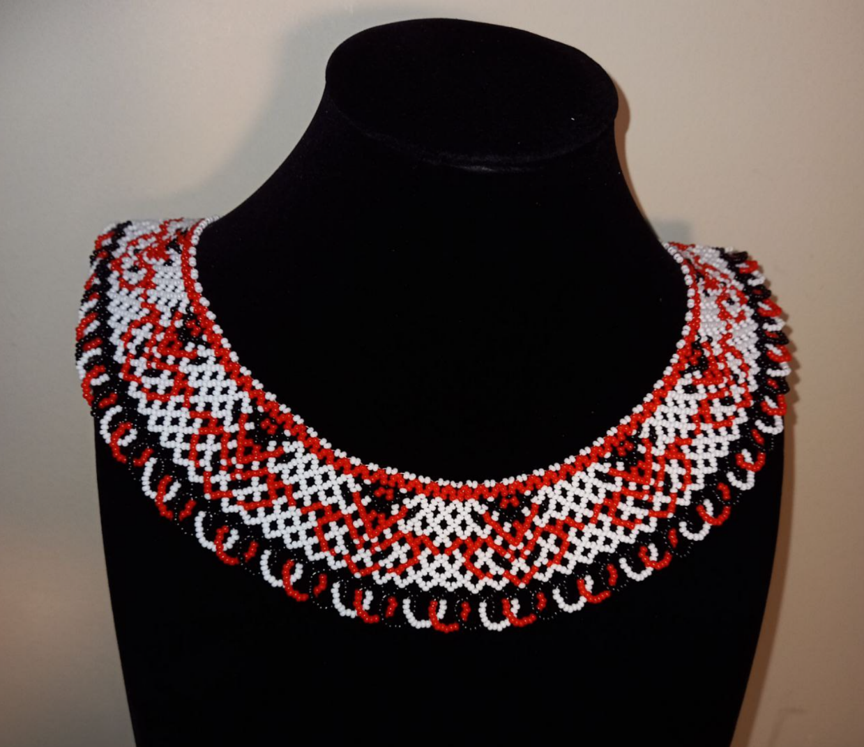 Sylianka Necklace with Traditional Kharkiv Embroidery Motifs