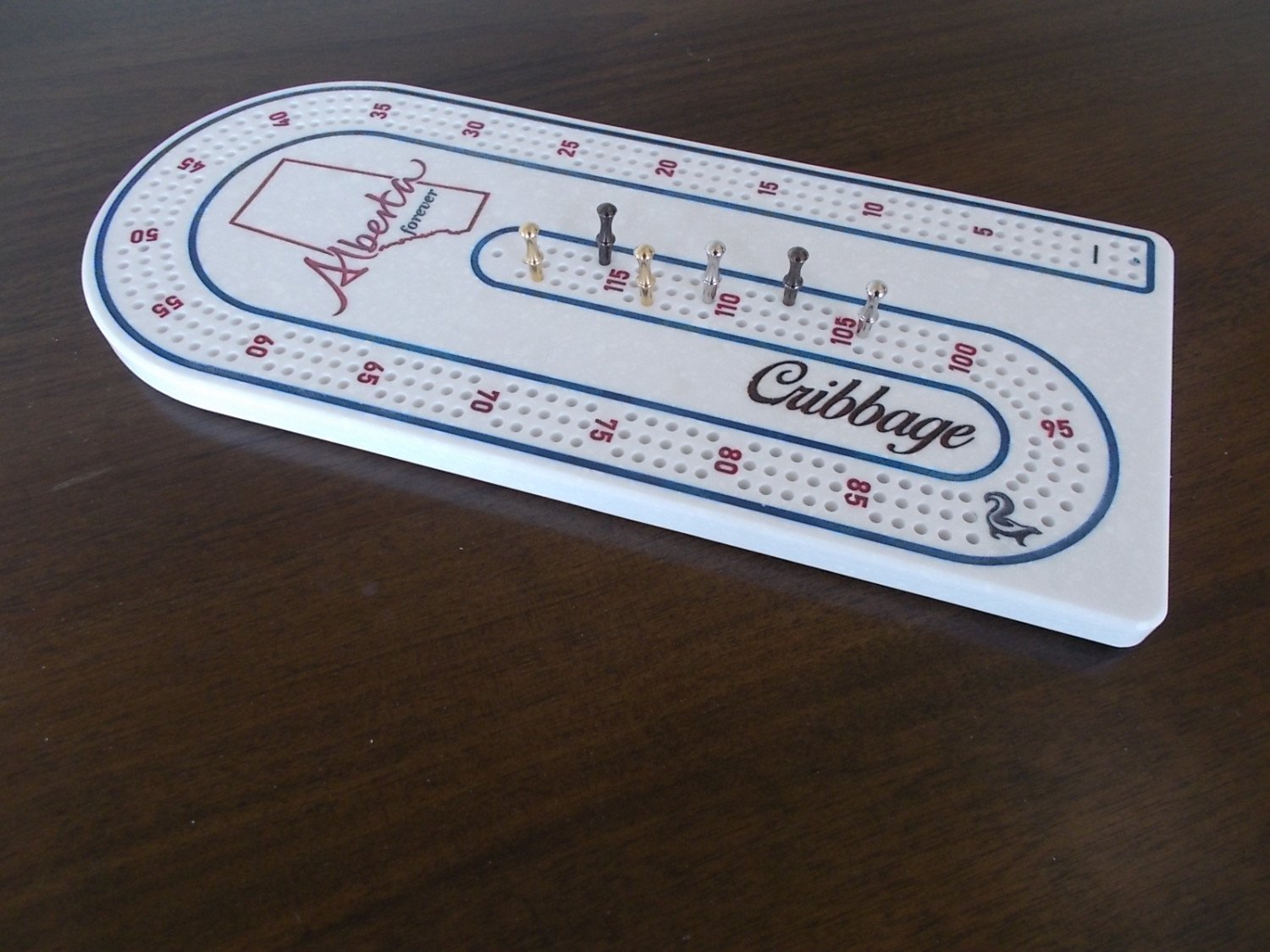 Alberta Forever Cribbage Board