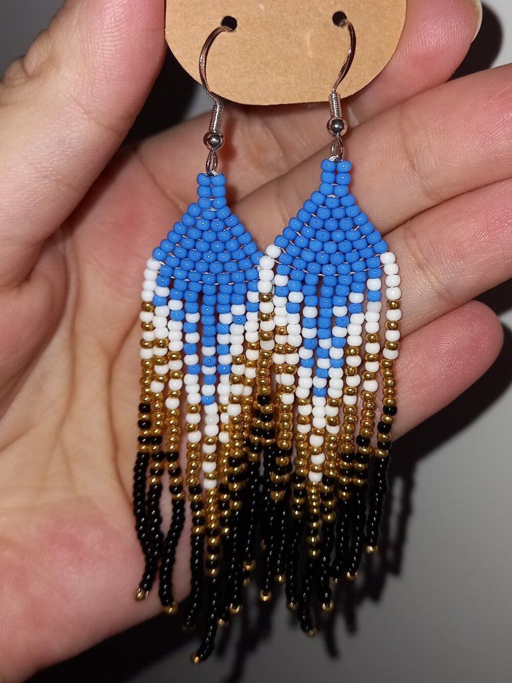 Ocean Gold Statement Earrings