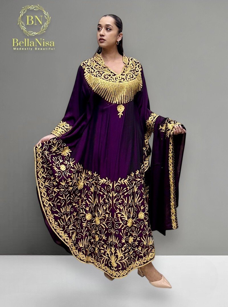Humera Kaftan Dark