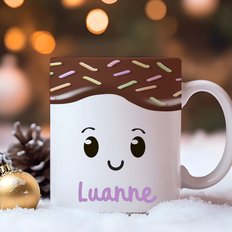 Hot Chocolate Characters - Personalized Christmas / Winter Mugs