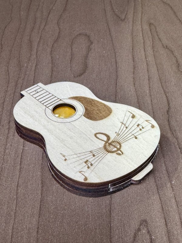 Guitar Pick Holder - Music Note V3
