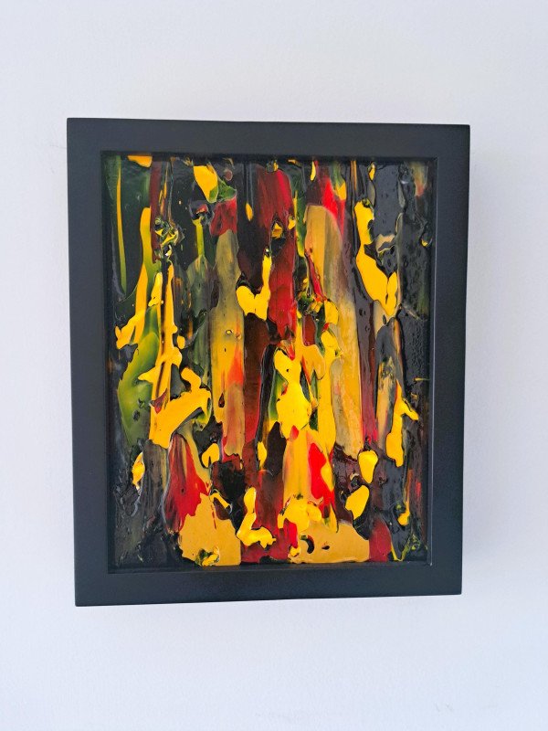 Night Sky Abstract Acrylic Painting
