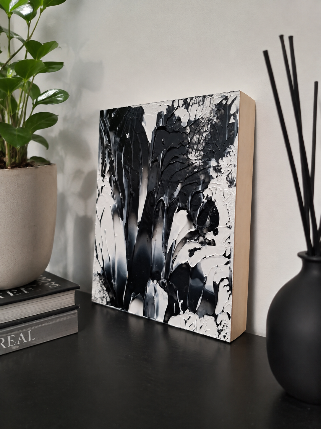 Spirit of the Changing Forest Abstract Acrylic Painting