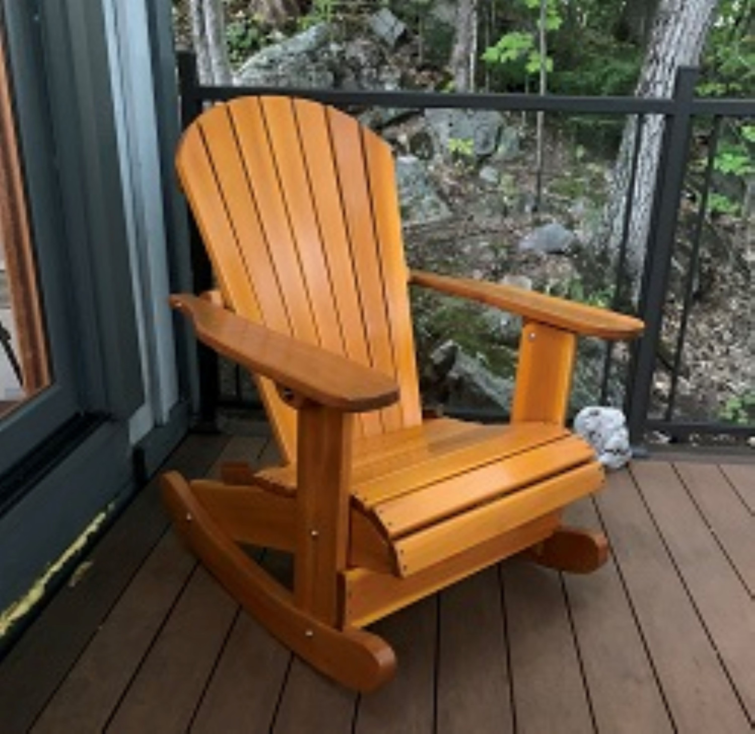 Wooden Royal Rocking Adirondack Chair