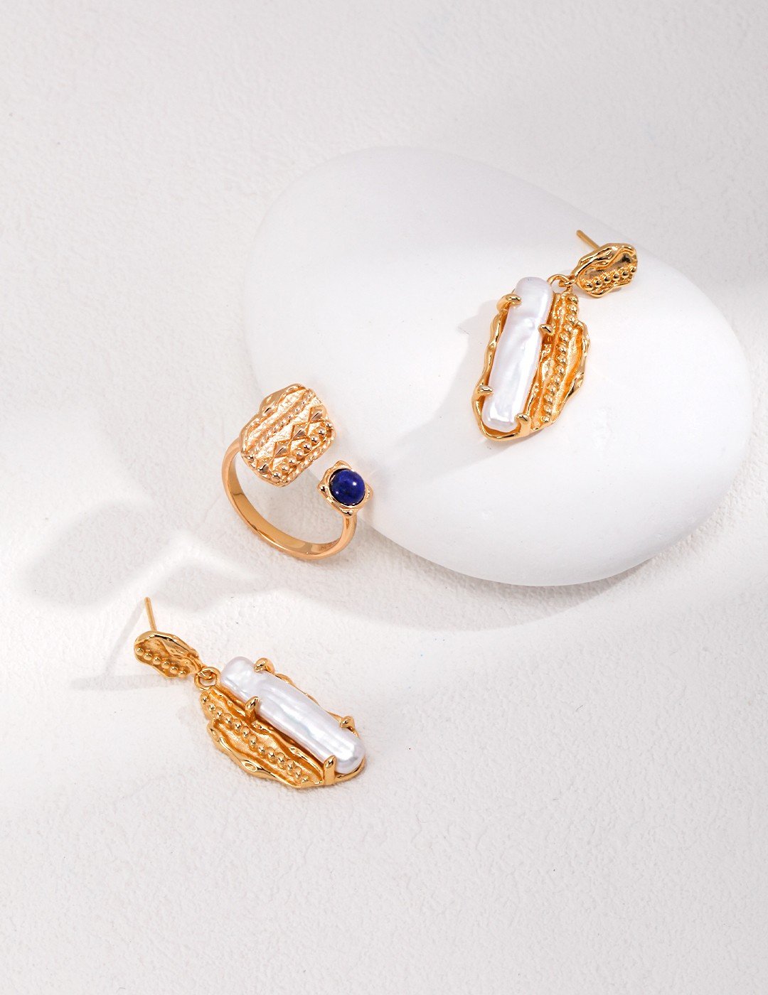 Sterling Silver Pearl Earrings