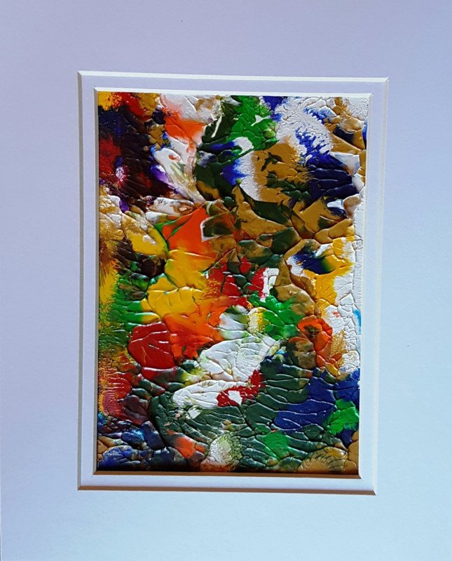 Garden Floral Abstract Original Painting