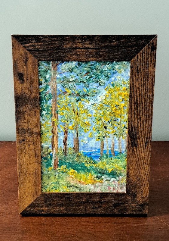 Summer Light Original Oil Painting.