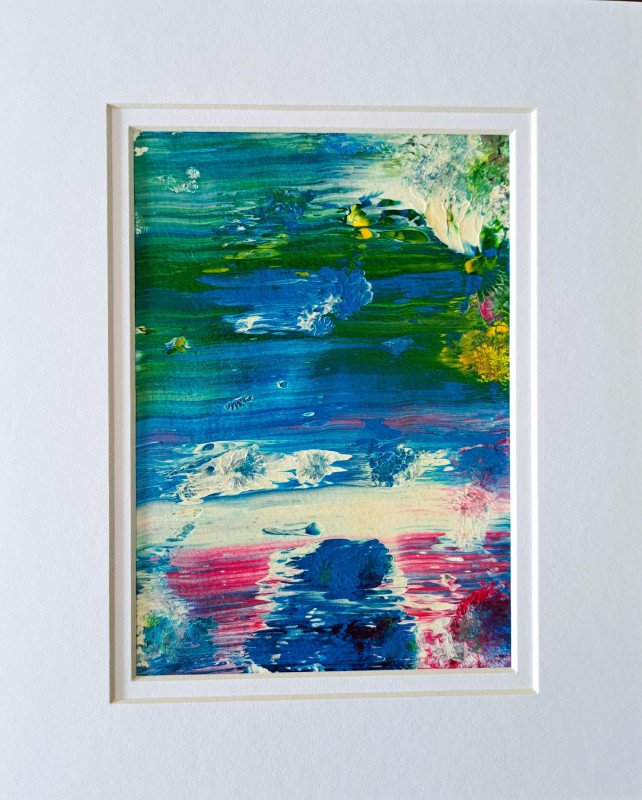 Moon River Abstract Painting