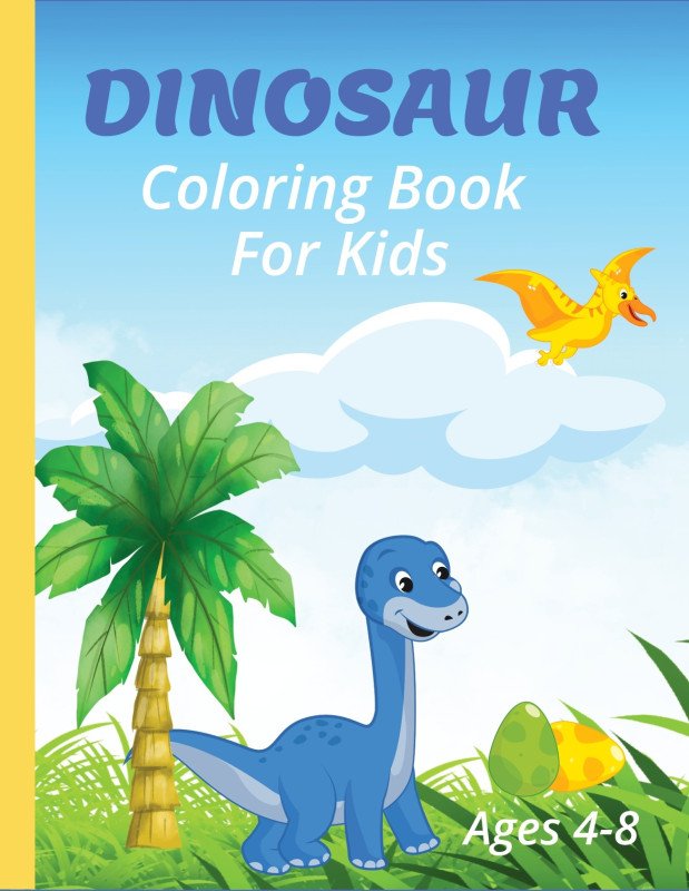 Dinosaur Coloring Book For Kids | Digital Download