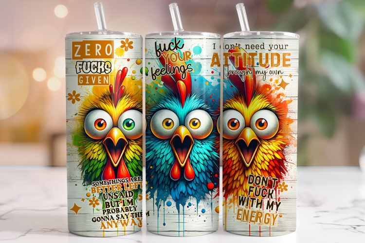 Zero F*cks Given 20oz Tumbler