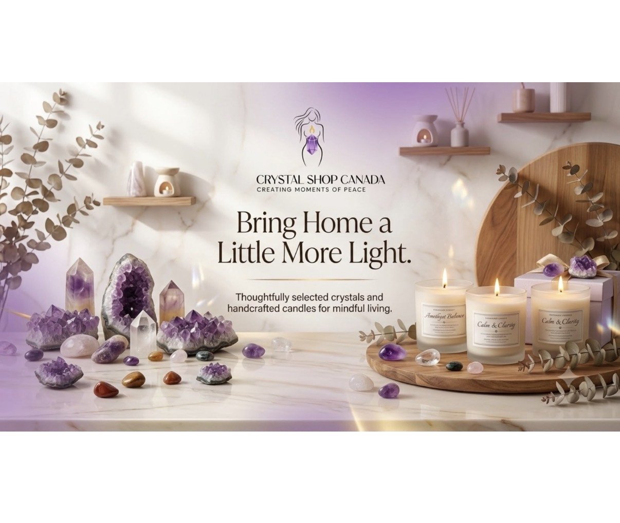 Crystal Shop Canada Banner