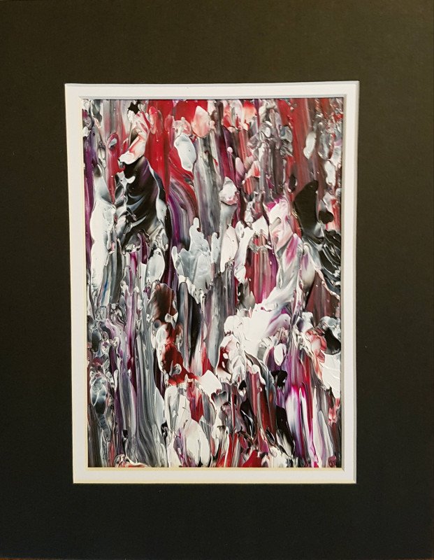 Burgundy Sky Original Abstract Painting