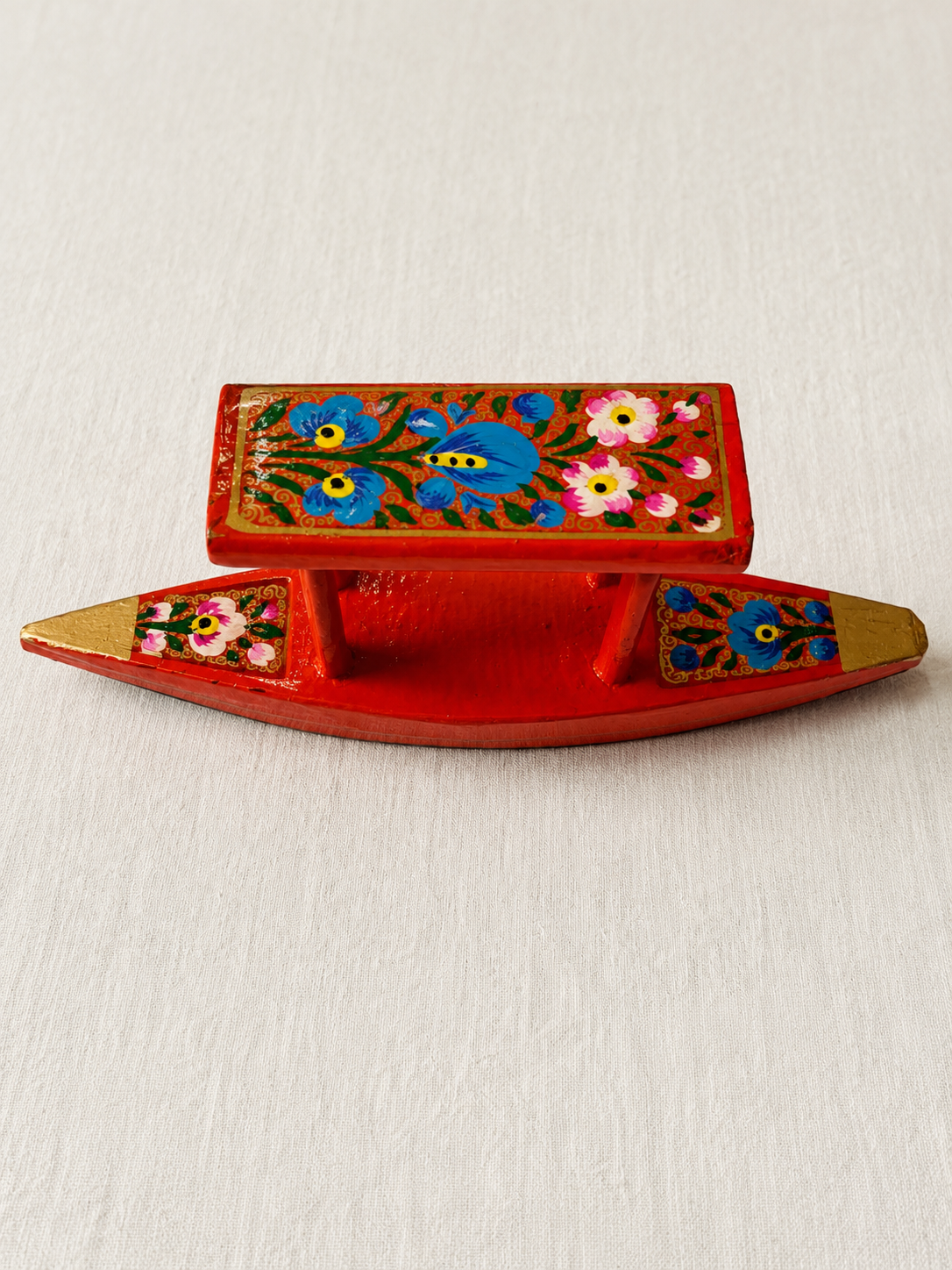 Kashmiri Peper Mache Wooden Boat