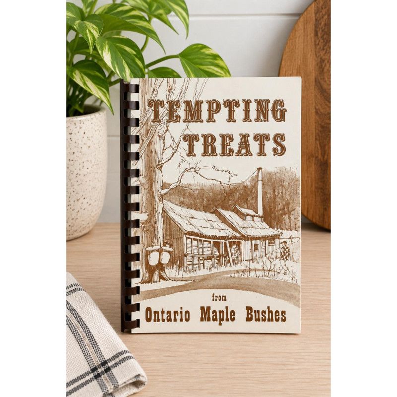 Vintage Tempting Treats from Ontario Maple Bushes Cookbook 1980 Maple Recipes