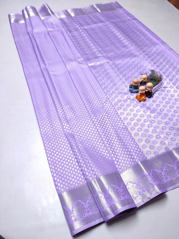 Lavender silk sarees