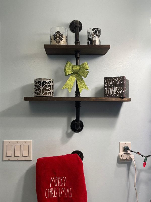Floating Shelf – industrial style 36" floating shelf – Retro shelf – NEW LOWER PRICE