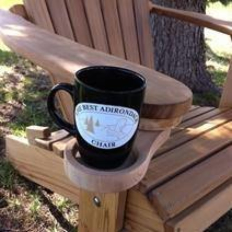 Poly-Luxe Recycled Plastic Adirondack Glass/Cup Holder