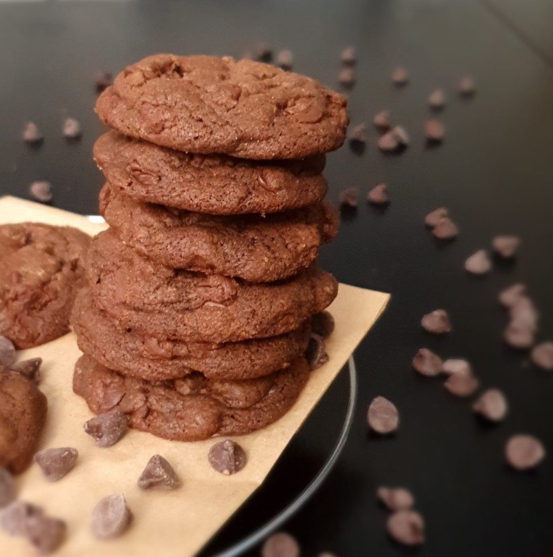 Double chocolate cookies