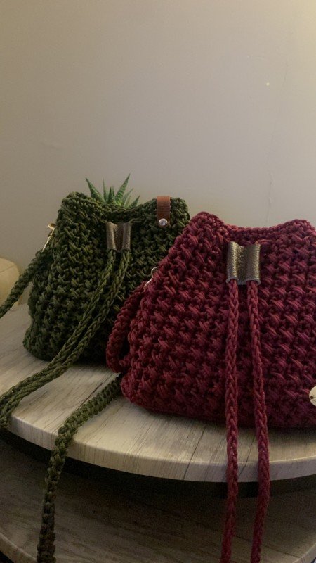 Casual purse handmade