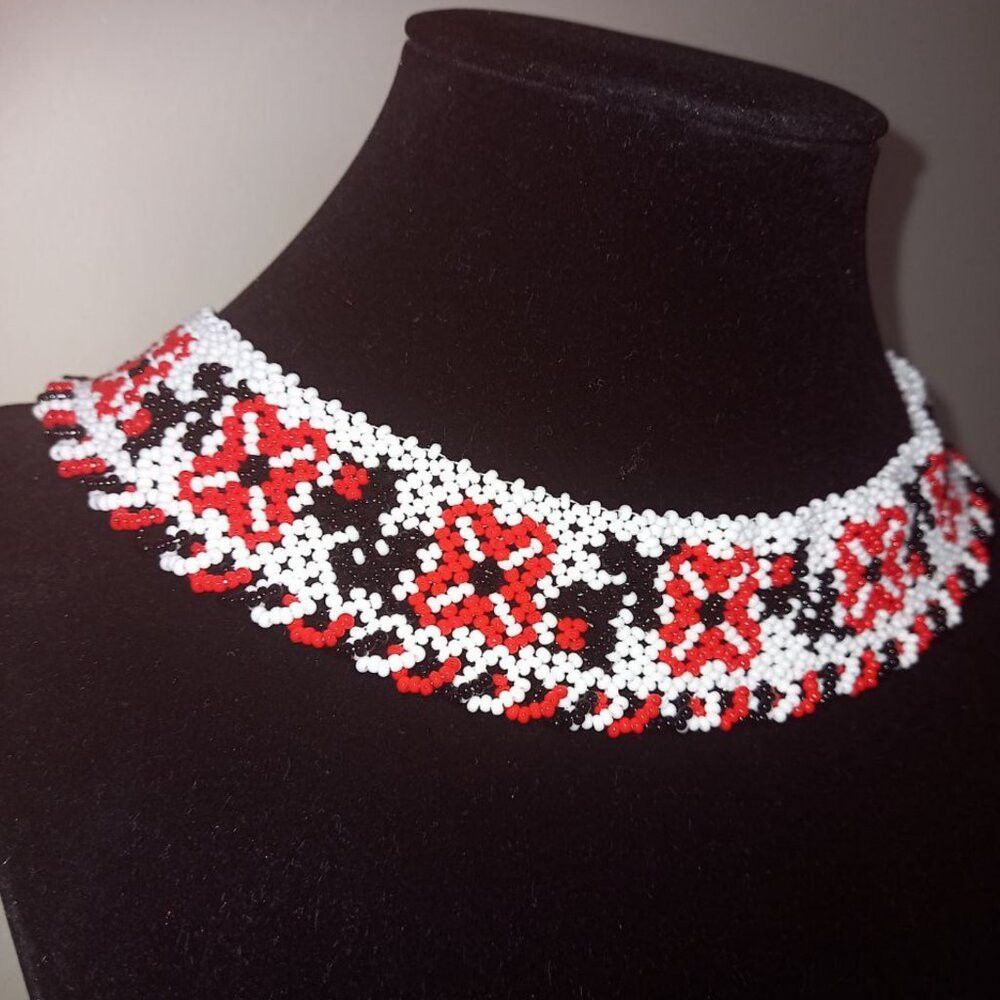 Handmade Sylianka Necklace • Donetsk Region Design • Metal-Free