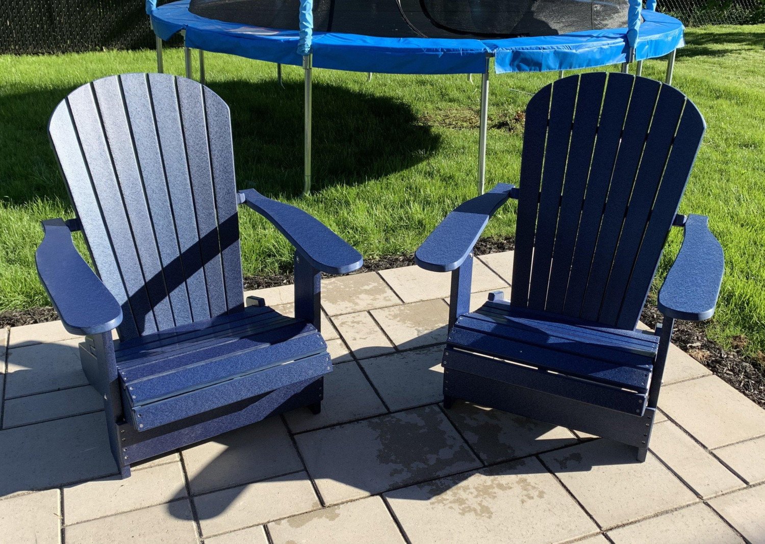 Poly-Luxe Recycled Plastic Royal Adirondack Chair