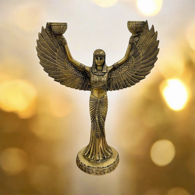 Elegant Brass Candle Stand