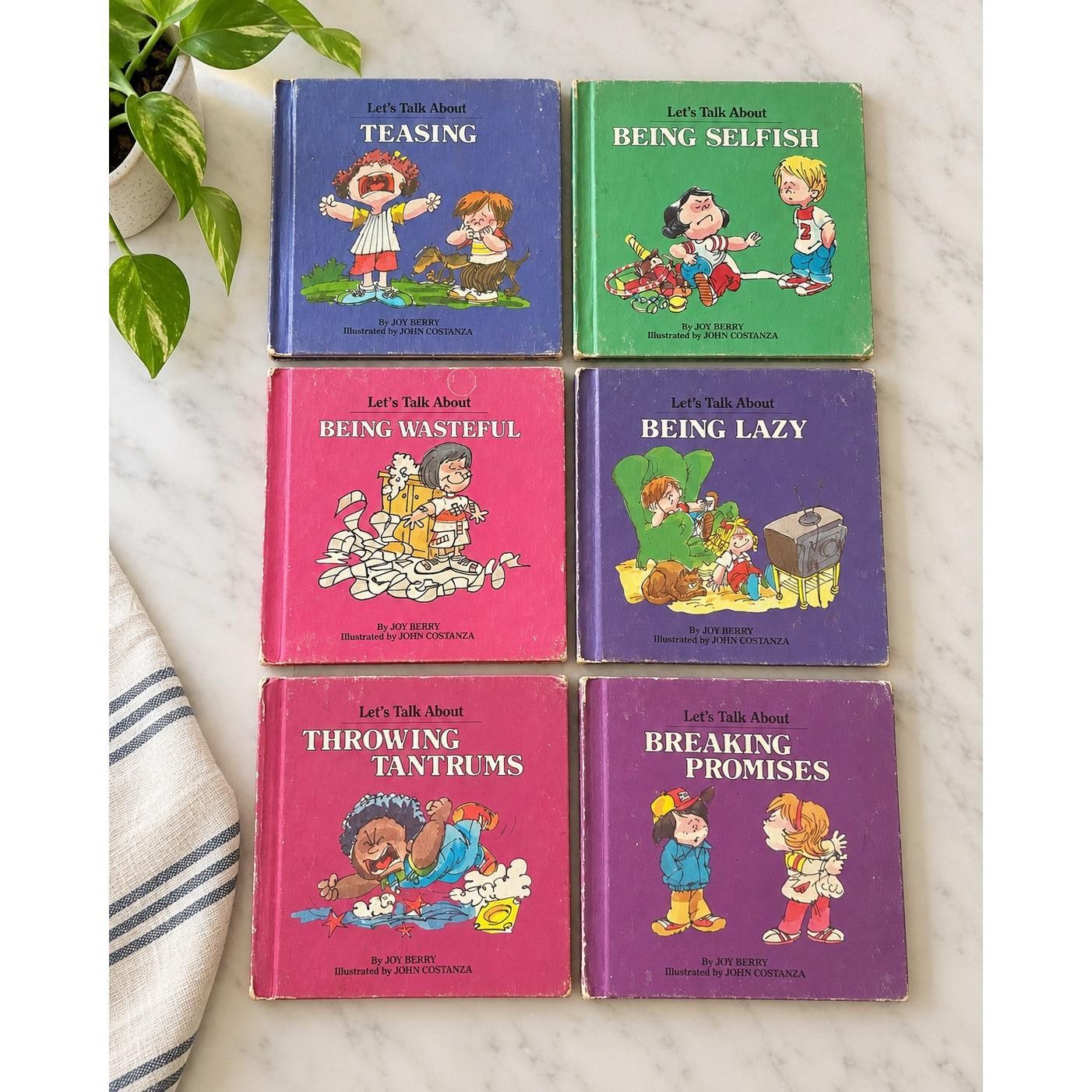 Vintage Joy Berry Lets Talk About Books Set of 6 Grolier 1982 1984 Hardcover