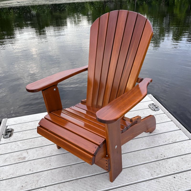 Wooden Royal Upright Adirondack Chair