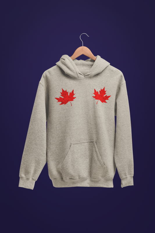 Minimalist Canada Maple Leaf Hoodie
