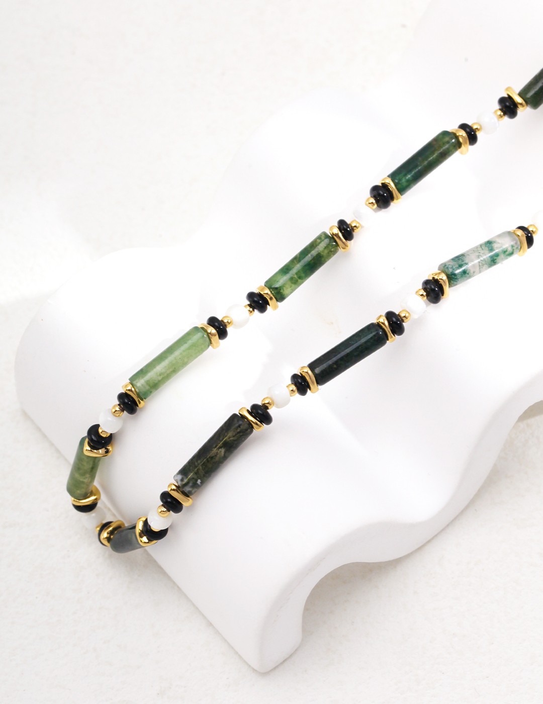 Sterling Silver Agate Necklace