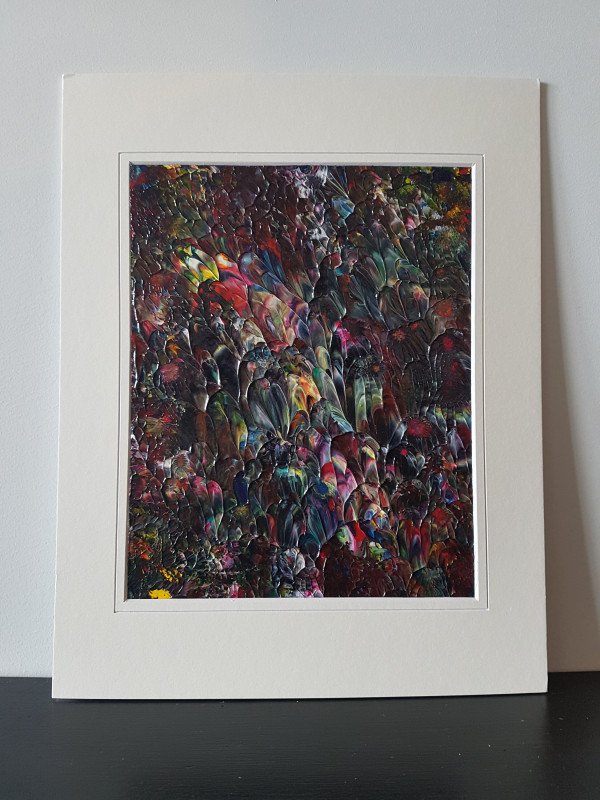 Baroque Flower Garden Acrylic 3 Piece Painting Set
