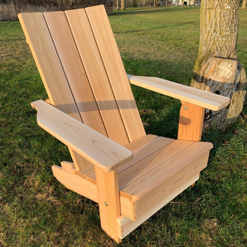 Wooden Modern Royal Adirondack Chair