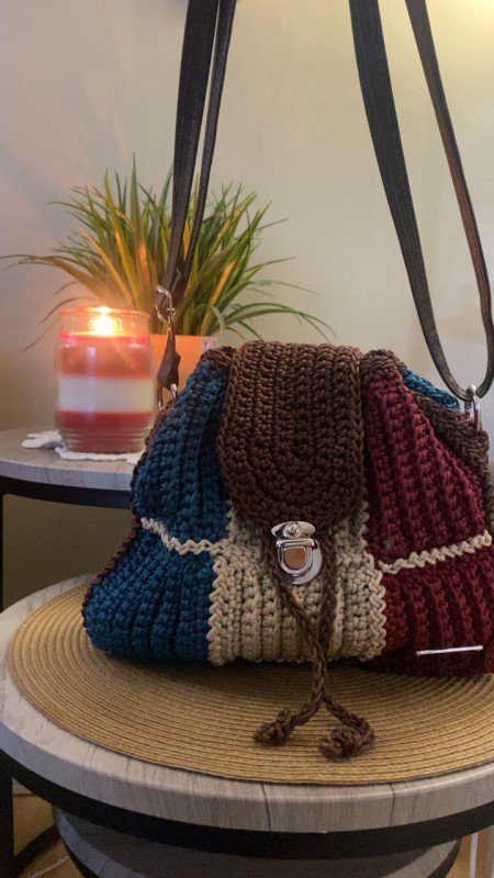 Handmade shoulder bag